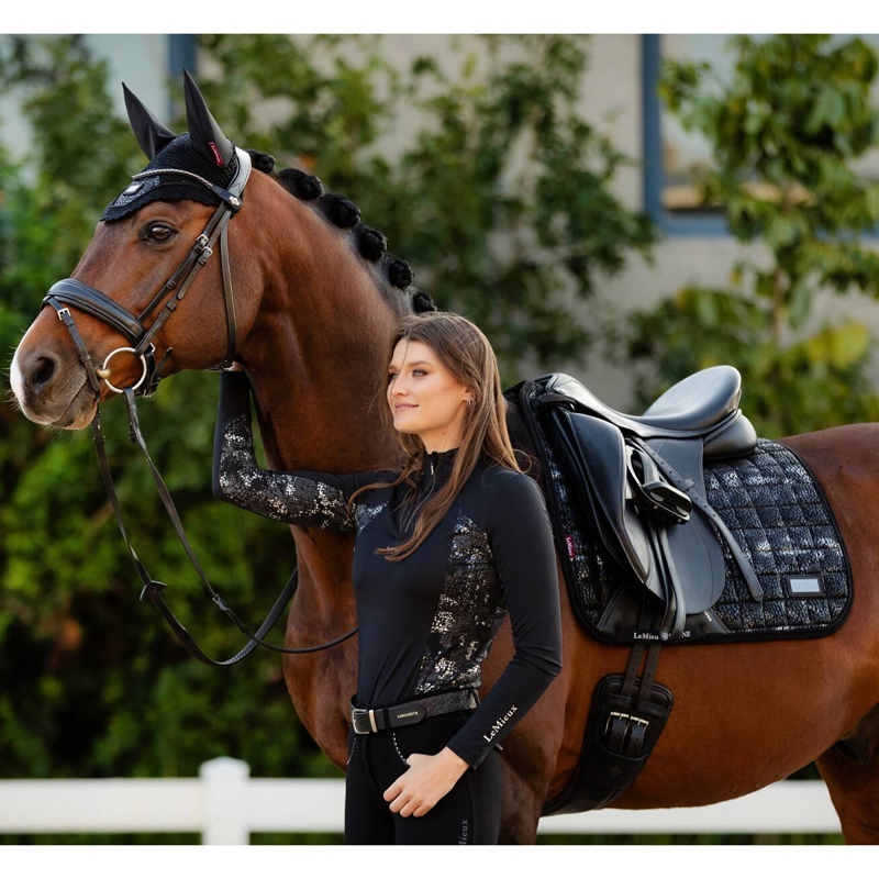 LeMieux Adour Dressage Square - Black-1